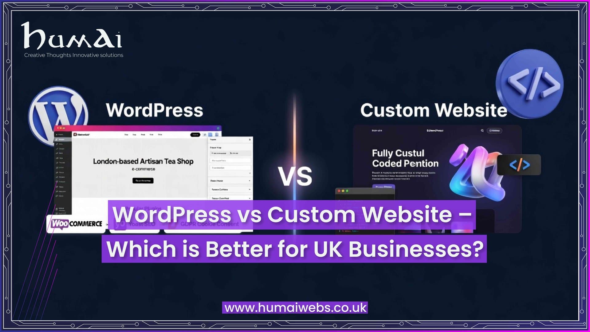 WordPress vs Custom Website – Which is Better for UK Businesses?